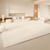 Cream-White Solid-Color Textured Rug—Durable, Machine-Washable Large Living Room Rug, Bedroom Bedside Rug, Home Decor