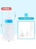 REYLNXR Kitten Milk Bottle with Silicone and PP Easy to and for Small Animals Set, 150ml, Nipples, Shock-Resistant, Clean, Airtight, (Blue)