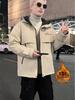 2025 Men's Cotton-Padded Ski & Baseball Jacket - Hot Selling Youth Workwear Outerwear