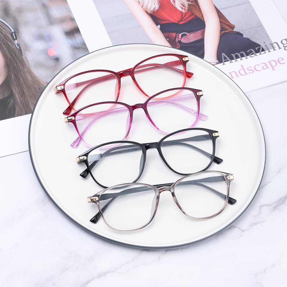 2025 New Round Classic Eyeglasses Frame Women Reading Glasses Flexble Spring Hinge Comfort Wear with Diopter +1.0 To +4.0