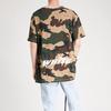 Off-White Alphabet Embroidered Short Sleeve T-Shirt Unisex Tops Camouflage OMAA038E181850219901