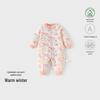 Autumn/Winter Warm Pure Cotton Baby Romper - Newborn Girl Bodysuit