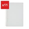 Notebook Soft Ring Clear Dot-Grid Ruled B6 80-Sheet Clear -SV548WT-T
