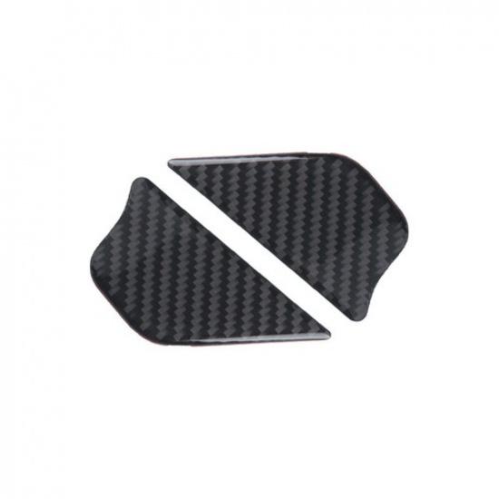 Carbon Fiber Car Door Handle Bowl Panel Cover Trim Sticker For Benz W205 C E GLC