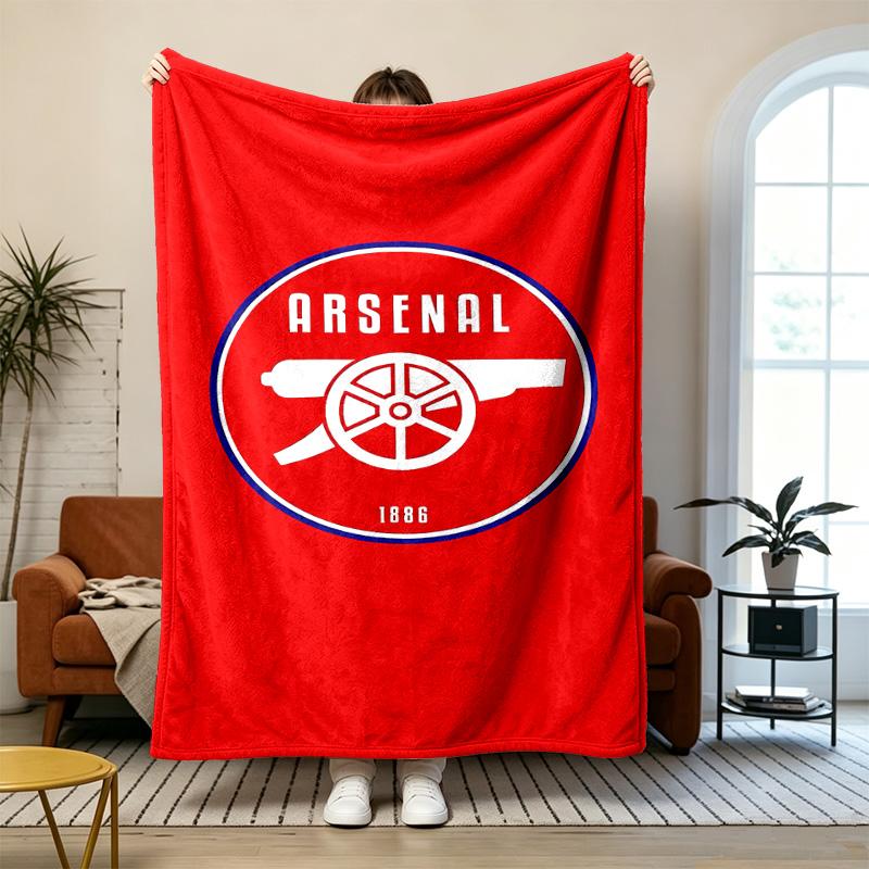 Arsenal Soft and comfortable flannel Suitable for sofas living rooms outdoor camping travel and also makes a great anniversary gift