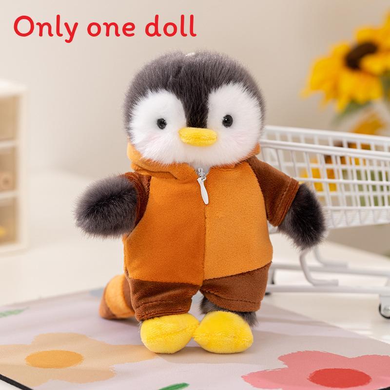 Cute Penguin And Bear Plush Toys With Soft Cotton Fill For Kids Birthday Gift