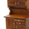 1/16 Dollhouse Bookcase Display Cabinet for Various Rooms Wood Furniture Accessory