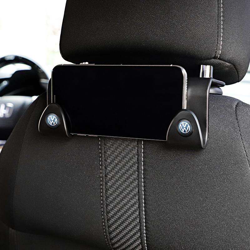 2Pcs Car Hooks Rear Seat Holder Storage Bracket For VW Golf Polo Tiguan Touran Jetta Passat CC T5 GTI Scirocco Caddy Transporter ze2