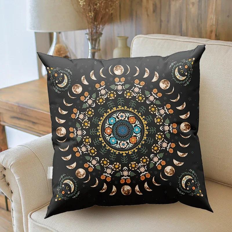 Psychedelischer Pilz Kissenbezug Moderner dekorativer Kissenbezug für Sofa Wohnzimmer Weiche Kissen Kissenbezüge Heimdeko