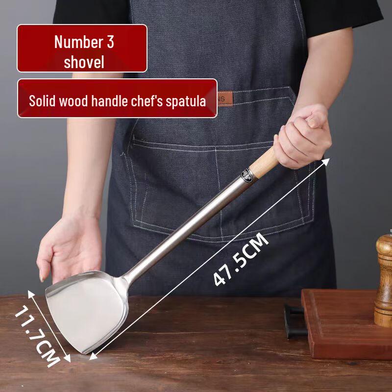 Bingyao 304 Stainless Steel Long Handle Kitchen Utensil Set 3 Pcs