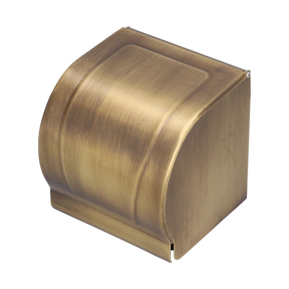 

Durable Copper Paper Towel Dispenser Brass Antique Tissue Box Large Capacity Easy Installation Toilet Paper Holder Space Saving