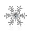 Luxury Zircon Snowflake Brooch – Versatile Korean Fashion Pin