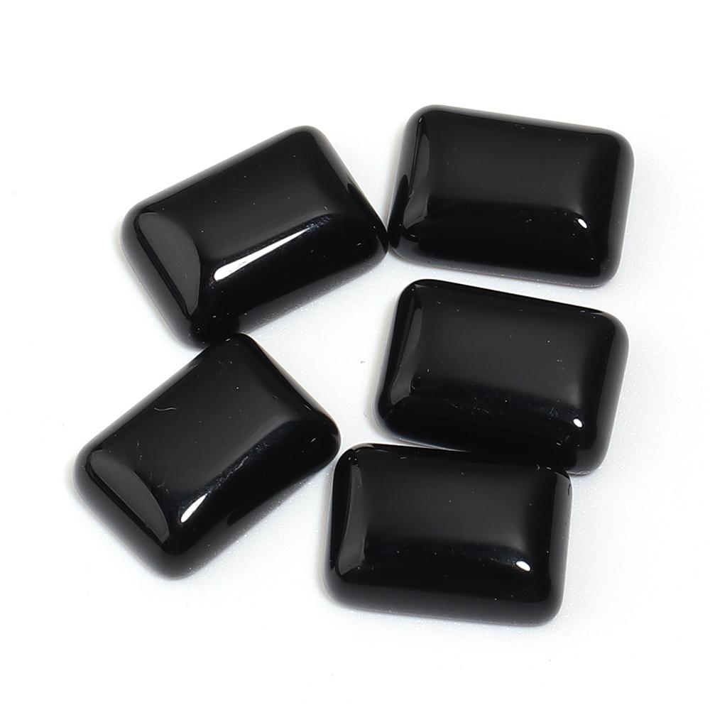 

5pcs/lot Square Natural Stone Cabochon Beads Agate Tiger Eye Amethyst Cabochon Cameo For Jewelry Making DIY Ring Brooch Earrings