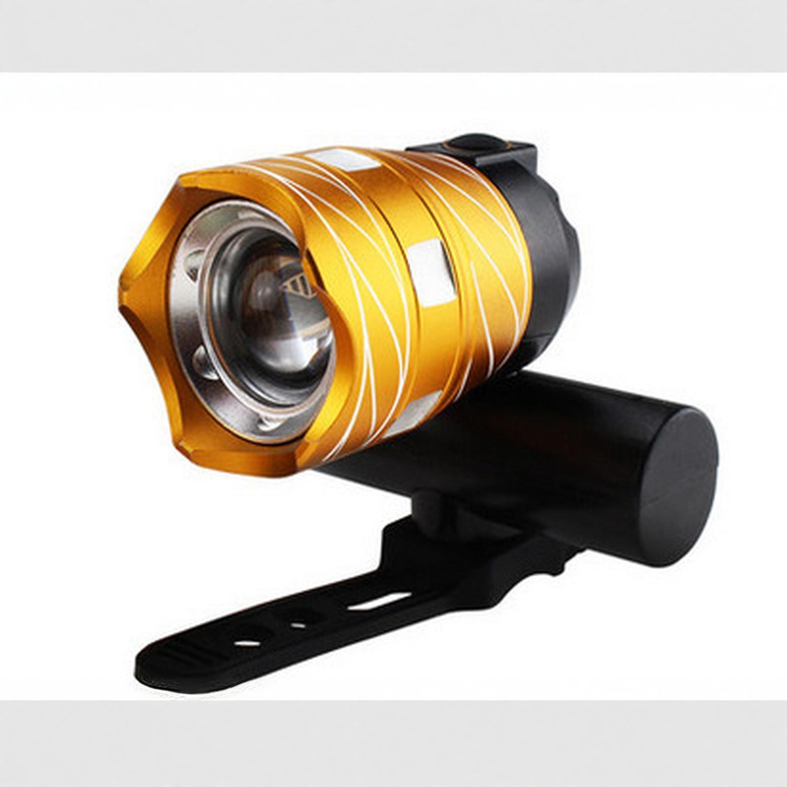

LED Light Bike Light USB Rechargeable Headlight Flashlight Zoomable Cycling Lamp for Bike Z30 15000LM One Size золотой