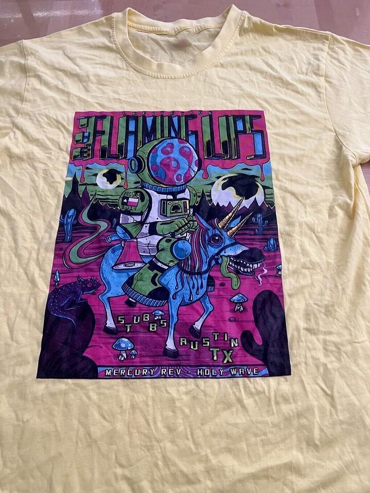 The Flaming Lips Austin TX T-Shirt For Men Women Tee All Size S-4XL ZL290 S