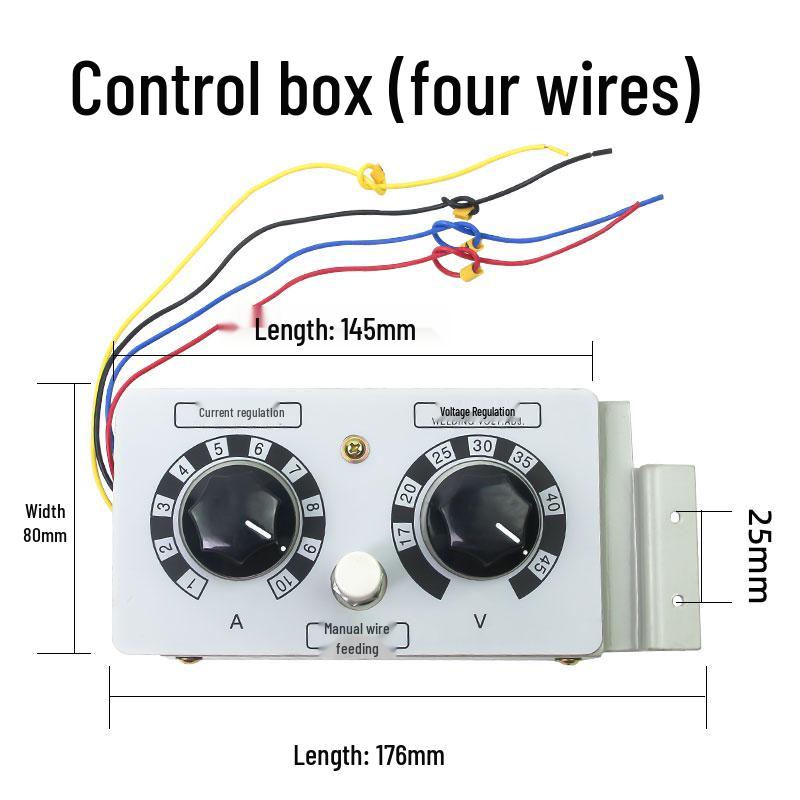 Gas Shielded Welding Wire Feeder Control Box & Speed Controller for 3/4-wire KR Split MIG Welder