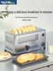 Naisiduo Commercial Toaster: 4- or 6-Slice with Bun and Meat Roasting Options