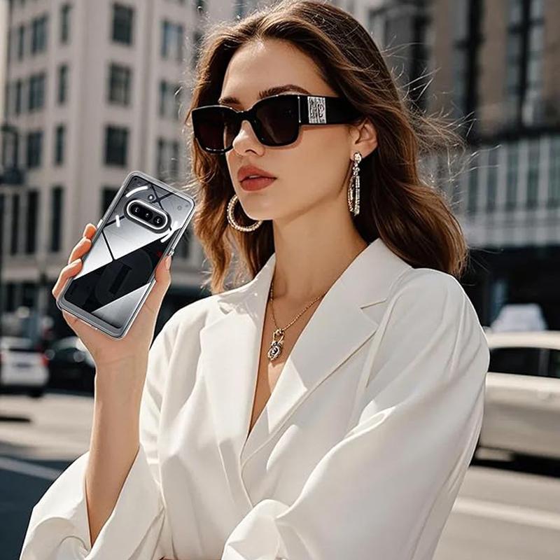 Für Nichts Telefon (3a) Hülle Transparentes TPU Stoßfestes Handy-Cover