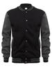 Men's Winter European Size Plus Velvet Baseball Cardigan Jacket