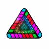 RGB Color Tail Lights Tricolor Triangular LED Lights Universal Strobe Light  Modification Parts