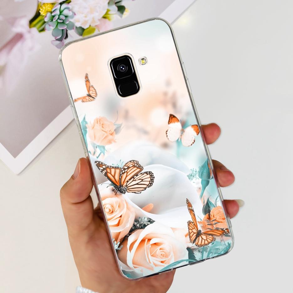 For Samsung Galaxy A8 Plus 2018 Case SM-A730F Luxury Painted Cover Soft Silicone Phone Case For Samsung A8 2018 A530F A8+ Fundas