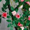 Artificial Rose Vine Wall Hanging for Indoor Decoration