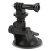 Suction Mount Black Stable 14in Screw Interface Sports Camera Holder for Action Camera