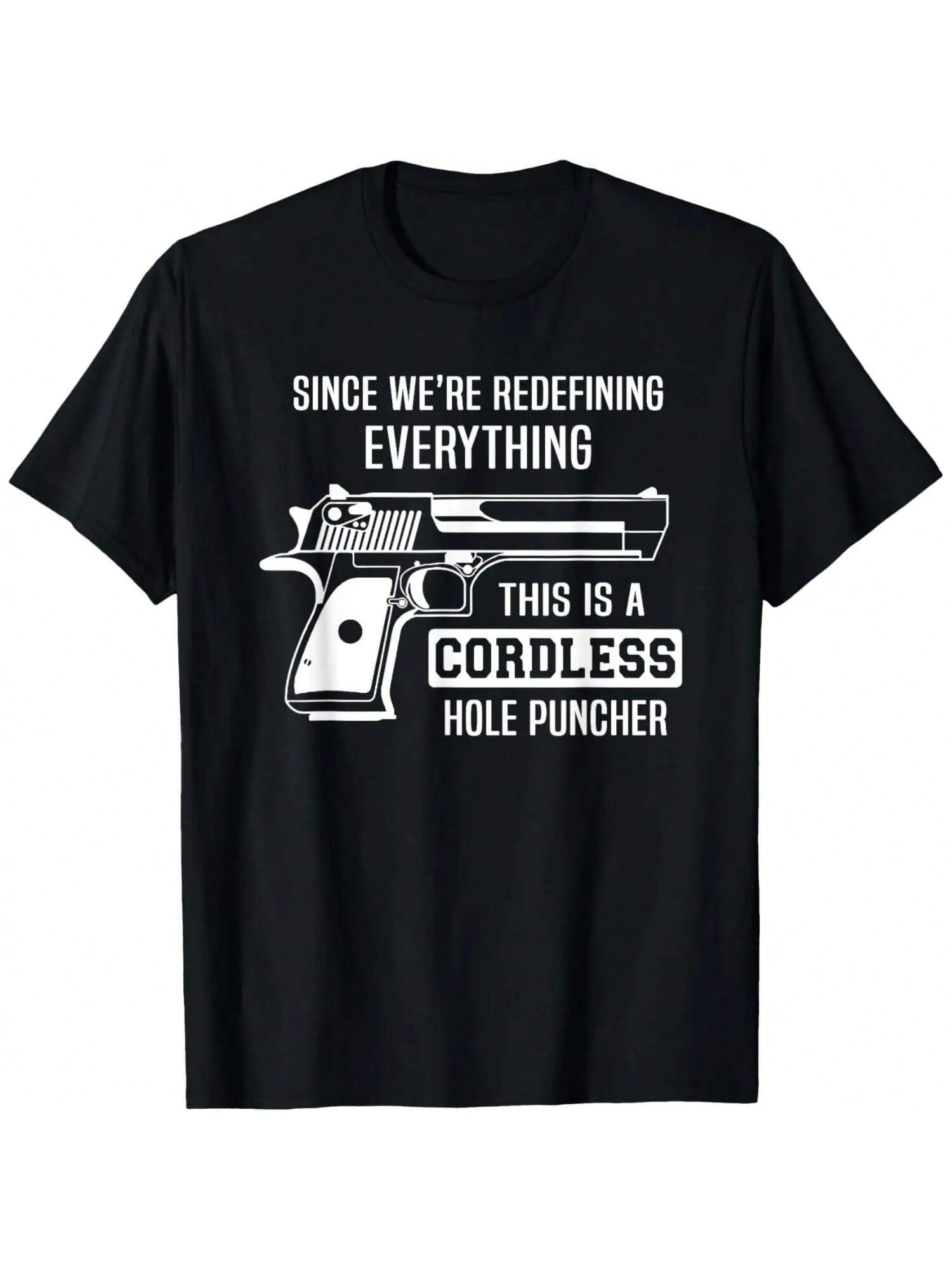 Since Were Redefining Everything This Is A Cordless Hole T-Shirt S разноцветный