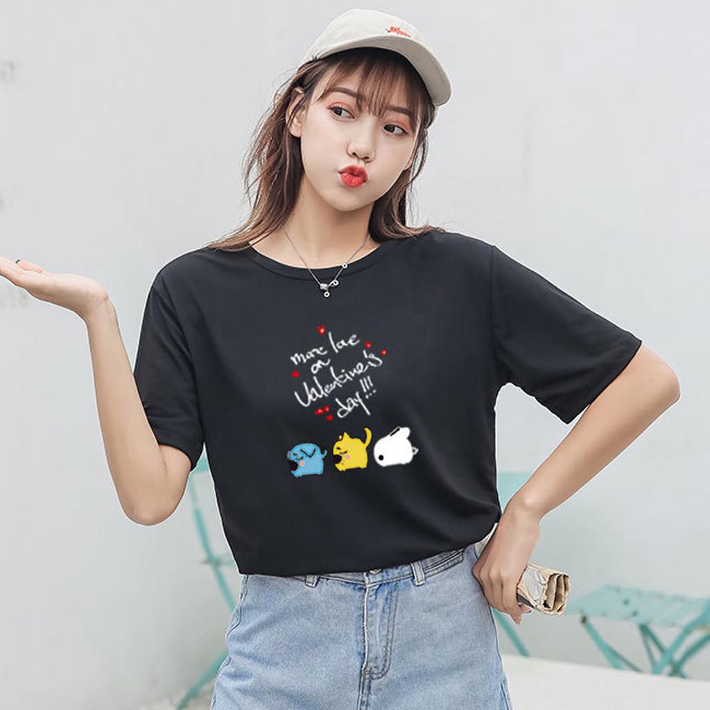 

Модная женская повседневная женская футболка с коротким рукавом, свободные топы