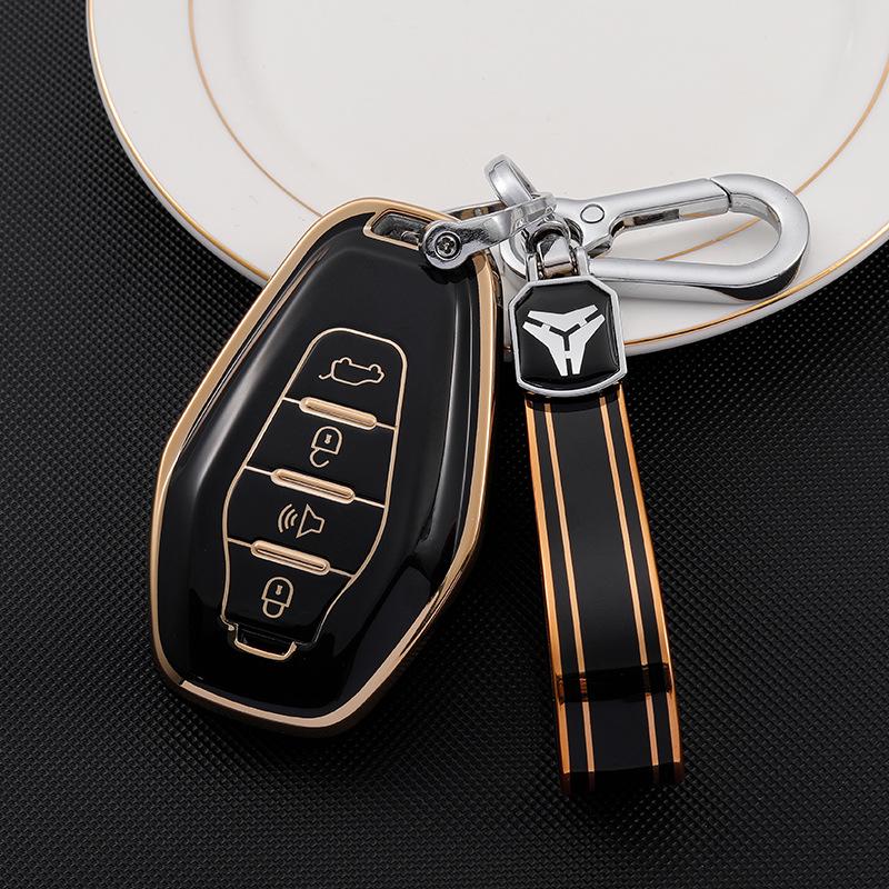 Chery Jetour Key Case: Compatible with X70 Plus, QQ Ice Cream, Big Ant, X90/X95, X70M - Protective Shell & Buckle.