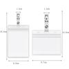 Double-hole Card Holder, Student ID Card, Bus Card Protective Cover, Horizontal and Vertical Card Holder, Visa Badge, Access ID Display Card Holder