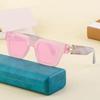 Fashion Square Women Sunglasses Candy Color Clear Gradient Eyewear Men Punk Large Frame Sun Glasses