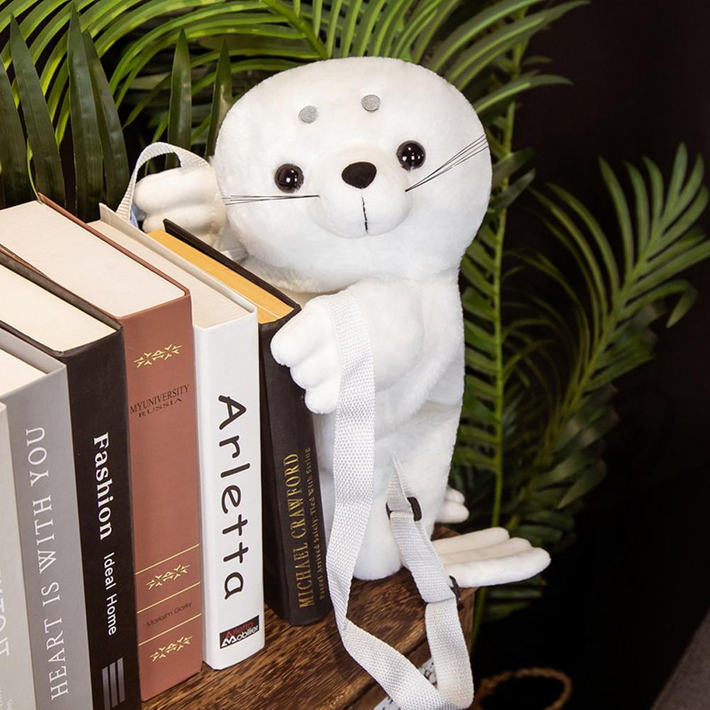 Plush Backpack Cute Fuzzy Plush Doll Stuffed Animal Backpack Bags for Kids Girls Women