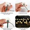1pc 20/30 LED Solar Small Mushroom Lights Outdoor Garden Decoration Solar Fairy Lights For Yard Porch Wedding Party Lawn Decor