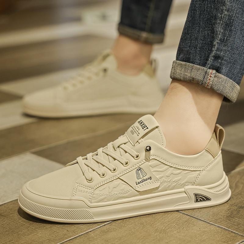 European Station Leather Casual Personality Men's Shoes Fashion Trend Leather Shoes Lazy Platform Versatile British Board Shoes Men