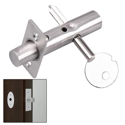 1Set Stainless Steel Tubewell Key With Hardware Simple Installation Hiddens Well Lock Key Mortise Lock For Hotel Home Factory