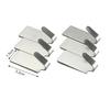 6Pcs/Lot Self Adhesive Stainless Steel Wall Glass Stick Hooks Hangers Holders