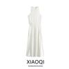 Fashion Style 2024 Summer New Arrival Women's Stylish Elegant Lace Jacquard Mid Length Long Length Dress 1165/075
