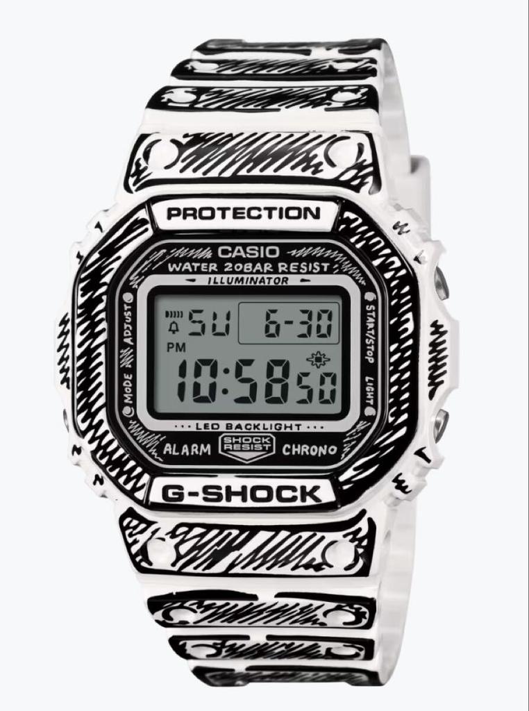Casio With Instruction Manual and Tags Collaboration G-SHOCK DW-5600JV-7JR