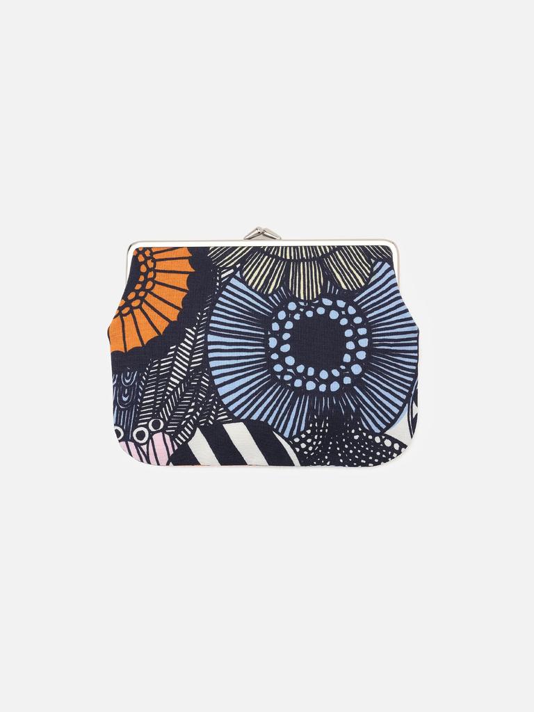 Pieni Siirtolapuutarha Puolikas Kukkaro Purse Pouch for Women F White X Light Yellow [Marimekko] 52_1_52259474407