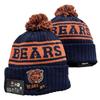 49er Team 2025 Autumn/Winter Wool Pom-Pom Knit Hat - Warm Embroidered Couple Style