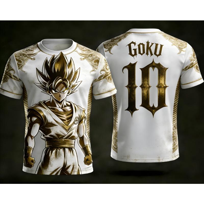 Dragon Ball Official Licensed 3D Printed T-shirt Adult & Kid S-6XL Trendy Goku Vegeta Tees 4XL
