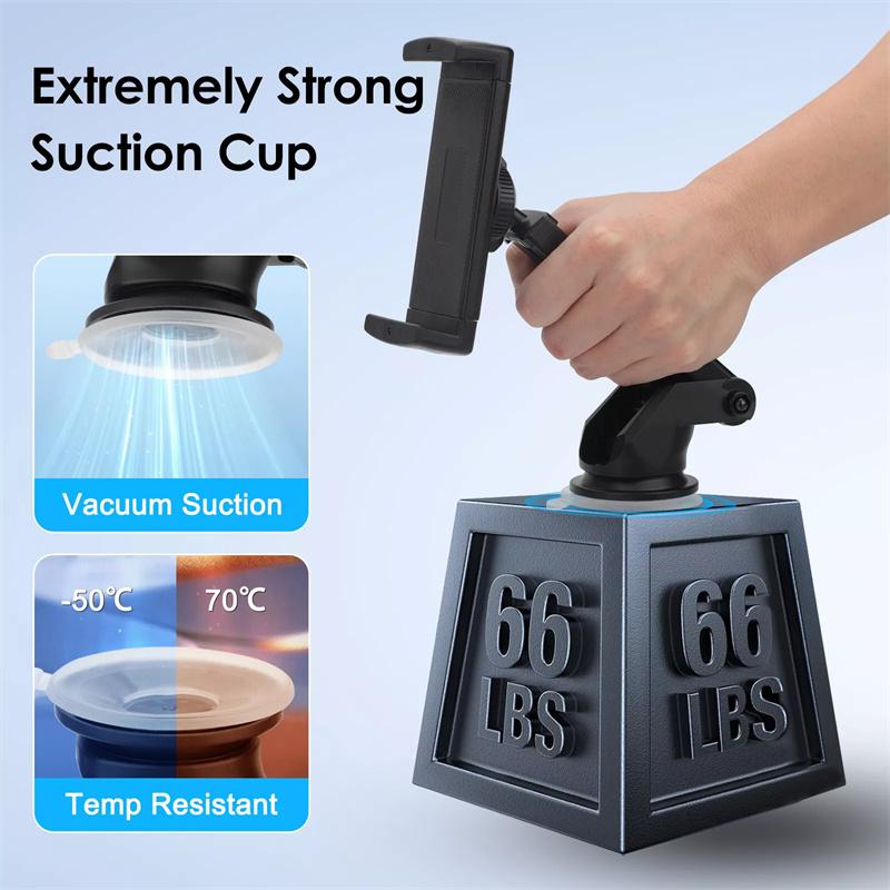 Suction Cup Tablet Car Phone Holder For Samsung Galaxy Z Fold 4 3 2 Stand Adjustable Mobile Mount For Ipad Sucker Gps Bracket