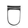 Carbon Fiber Interior Gear Shift Decor Panel Trim Fit For Ford Mustang 2015-