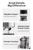 HiBREW G7 Coffee Grinder, 48 Grind Settings, Anti-Static Technology, Stainless Steel Conical Burr, Touch Panel