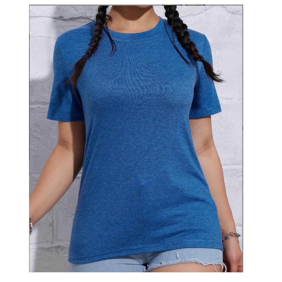Womens Tops Short Sleeve Crewneck T-Shirts Loose Casual Blouses Summer Tees