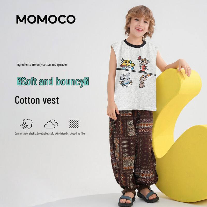 MOMOCO Boys' Fashion Summer Vest T-Shirt