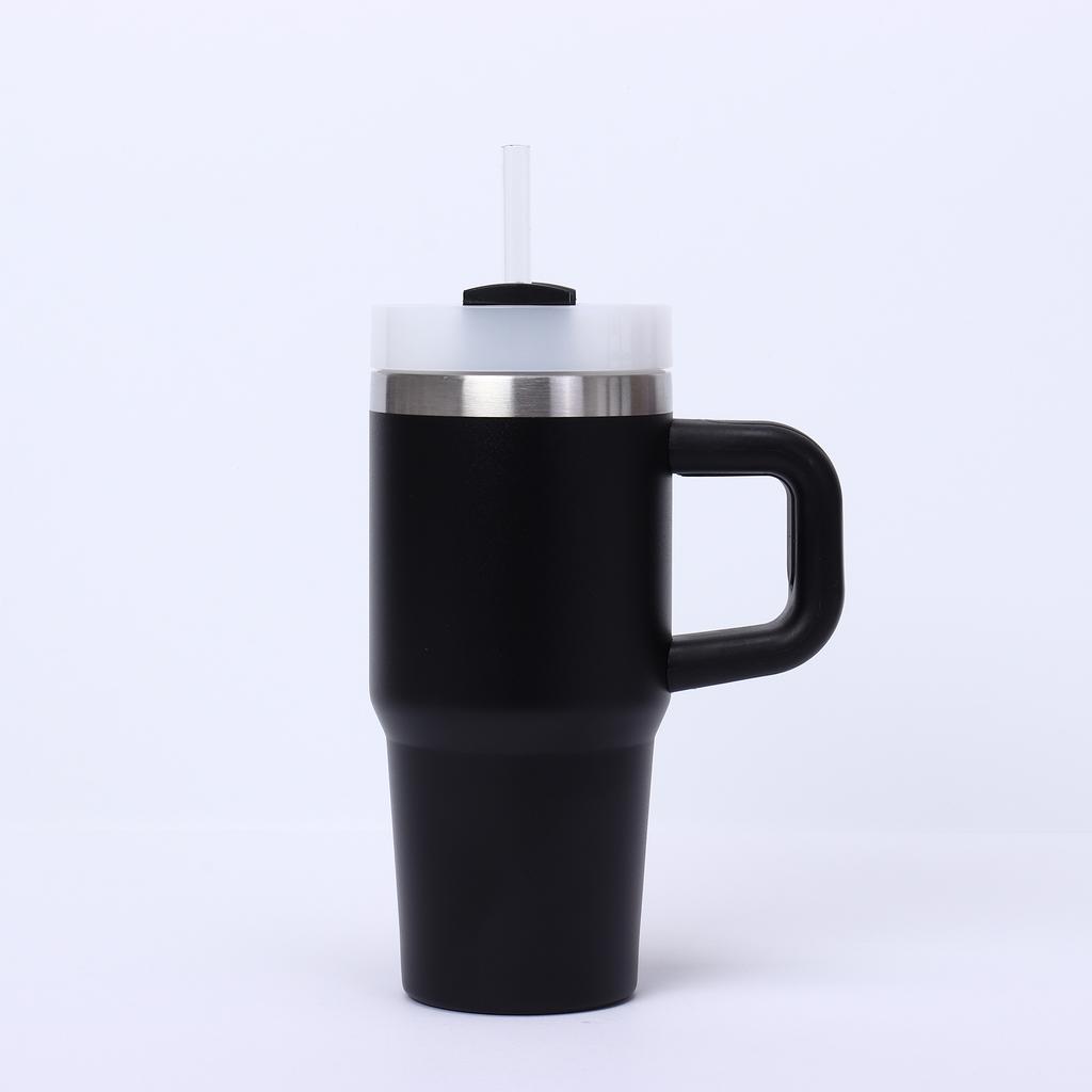 Mini 14oz Nerezový Termopohár Izolovaný Hrnček na Kávu Fľaša na Vodu Hrnček so Slamkou Do Auta Vákuové Termosky Hrnček na Sviatočné Darčeky