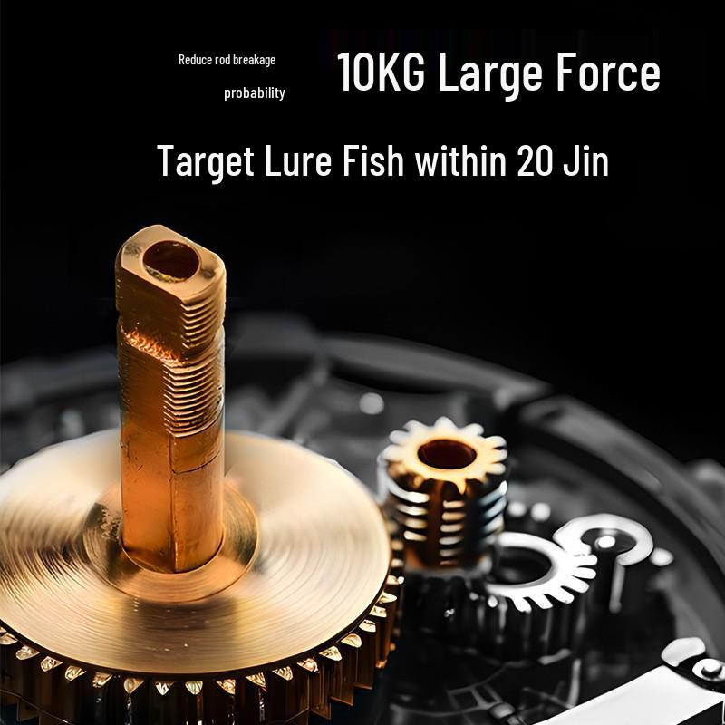 All-Metal Baitcasting Micro Lure Reel: Long Cast, Anti-Backlash, Ceramic Guide, Metal Handle.