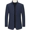Men's Stand-up Collar Jacket Spring and Autumn Middle-aged Casual Men's Clothing Slim-fit Top Business Men's Jacket